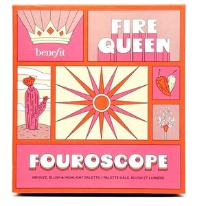 Benefit FOUROSCOPE FIRE QUEEN Bronze Blush & Highlight Palette Full SZ NEW&RARE